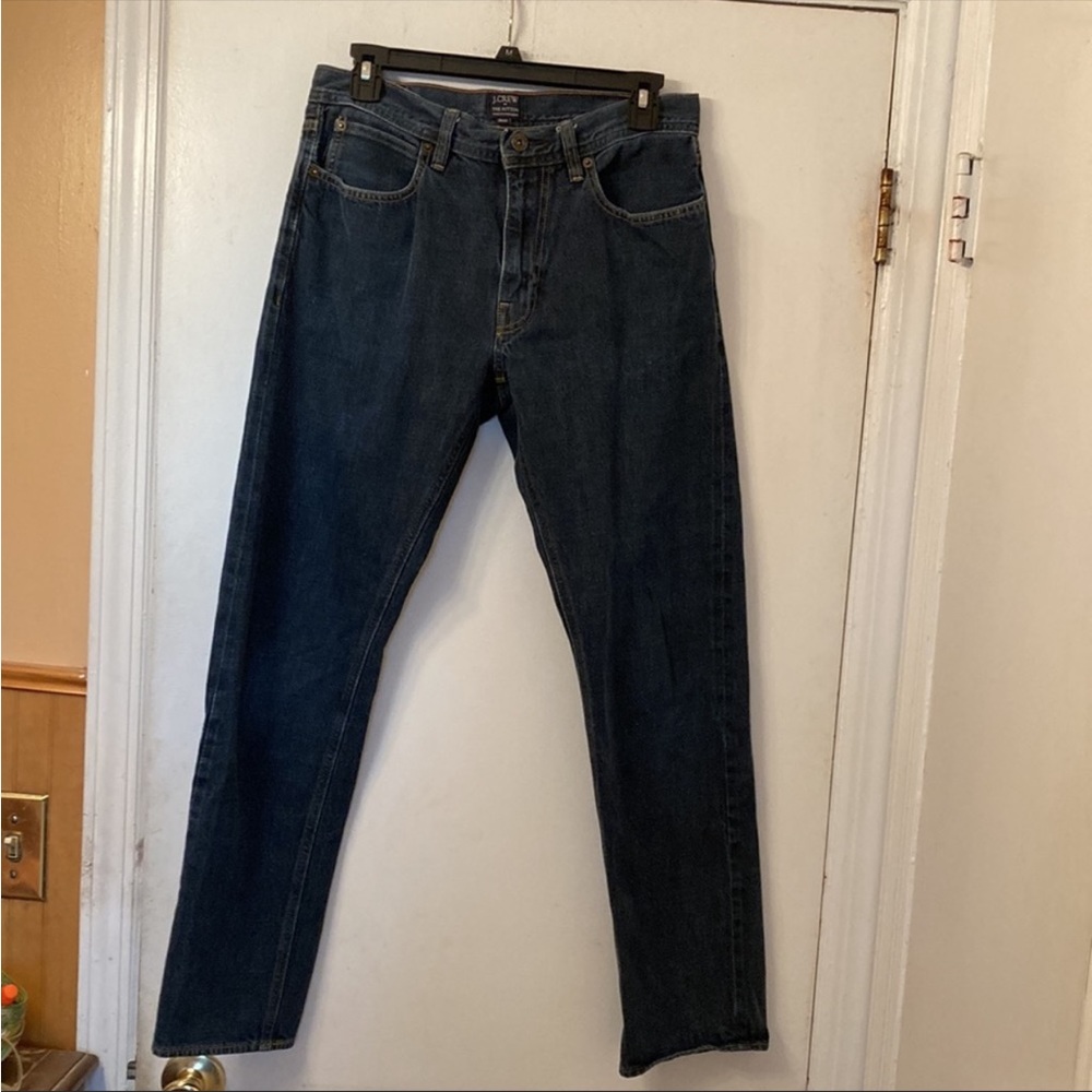 J. Crew Women's Straight-Leg Dark Indigo Jeans